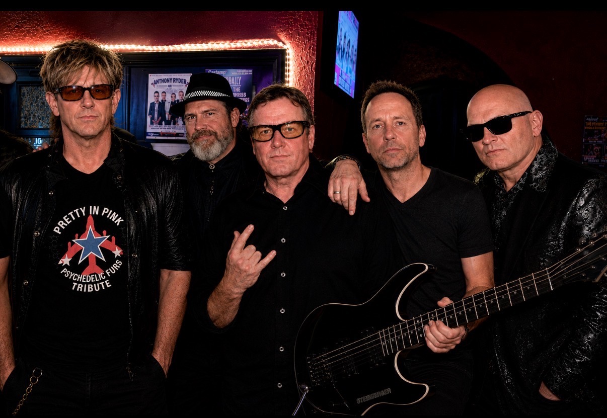 Pretty in Pink band members in a second promotional group shot